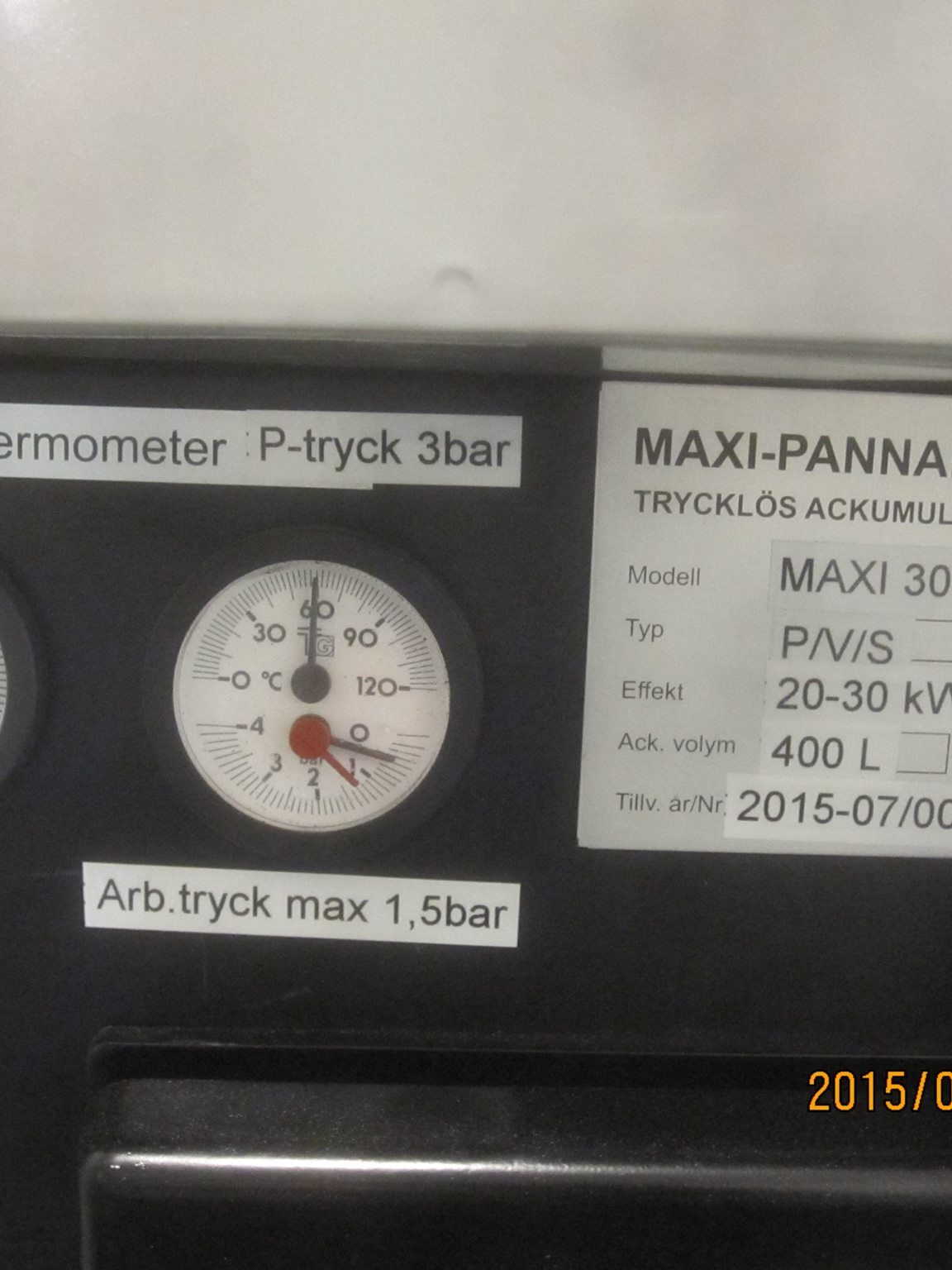 Maxi 30, allbränslepannan