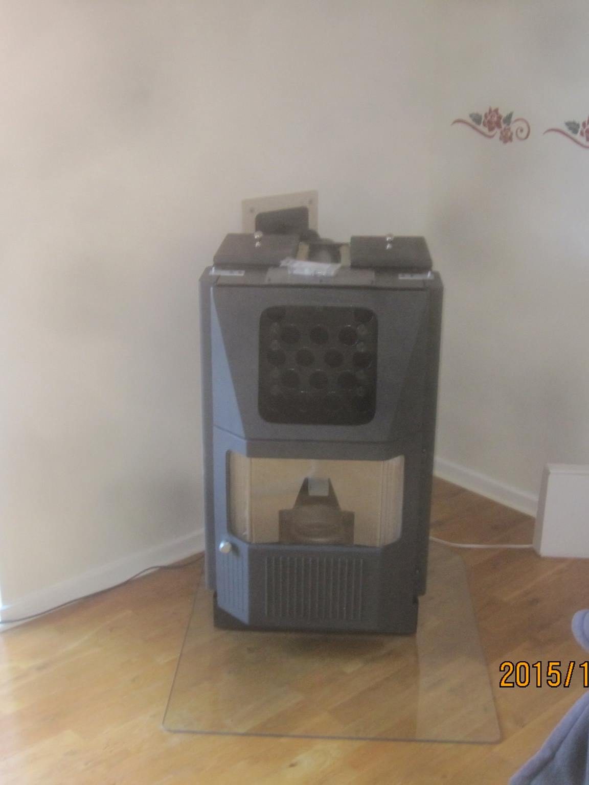 Pelletskamin utan skorsten